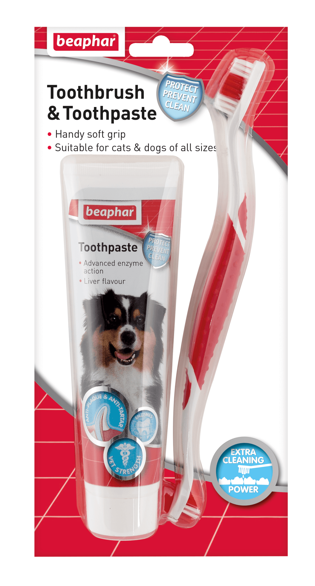 Beaphar Toothbrush & Toothpaste x6 | Luxury Home Accessories | Heulog Glow
