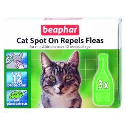 Beaphar VETOpure Plant-Based Protection Flea Spot-On for Cats | Luxury Home Accessories | Heulog Glow
