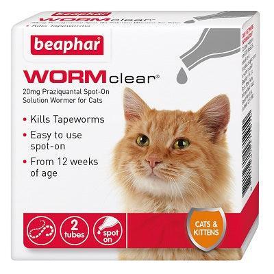 Beaphar WORMclear Spot On Cat 6x2 | Luxury Home Accessories | Heulog Glow