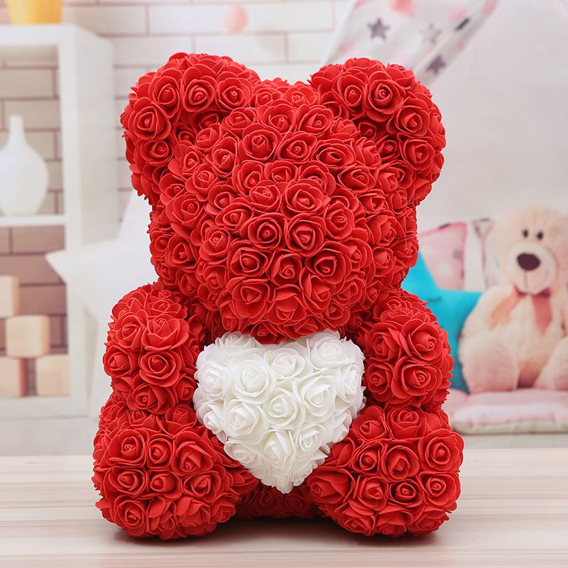 Bear Valentine's Day Rose Bear Christmas Gift | Luxury Home Accessories | Heulog Glow