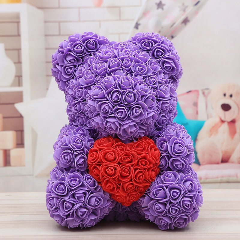 Bear Valentine's Day Rose Bear Christmas Gift | Luxury Home Accessories | Heulog Glow