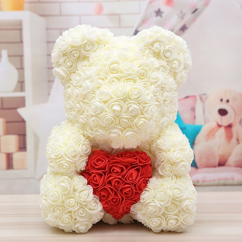 Bear Valentine's Day Rose Bear Christmas Gift | Luxury Home Accessories | Heulog Glow