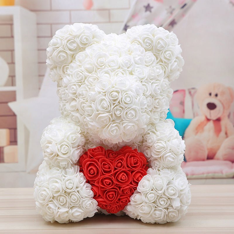 Bear Valentine's Day Rose Bear Christmas Gift | Luxury Home Accessories | Heulog Glow
