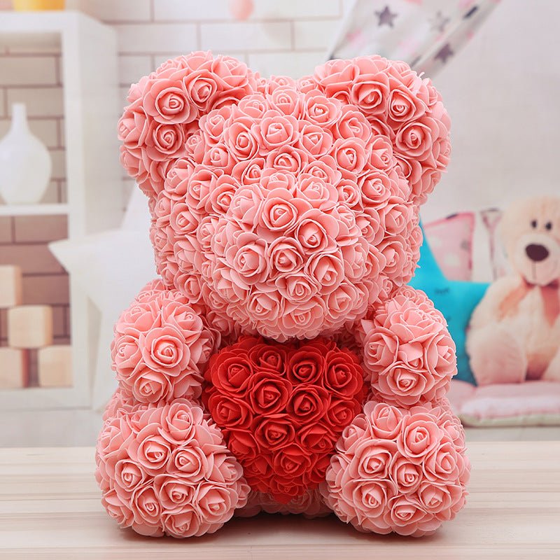 Bear Valentine's Day Rose Bear Christmas Gift | Luxury Home Accessories | Heulog Glow