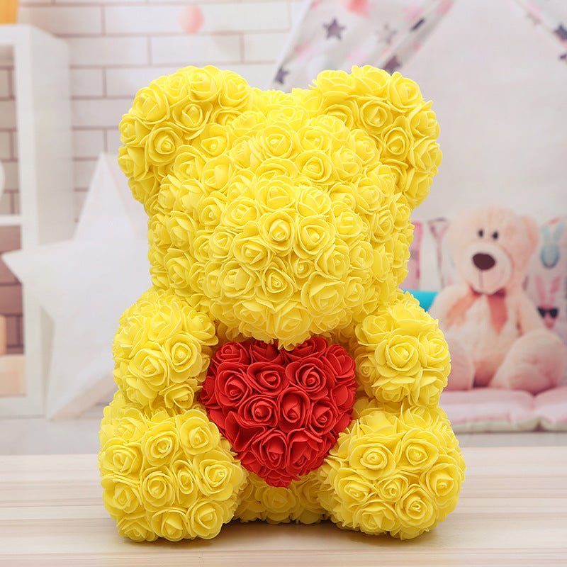 Bear Valentine's Day Rose Bear Christmas Gift | Luxury Home Accessories | Heulog Glow
