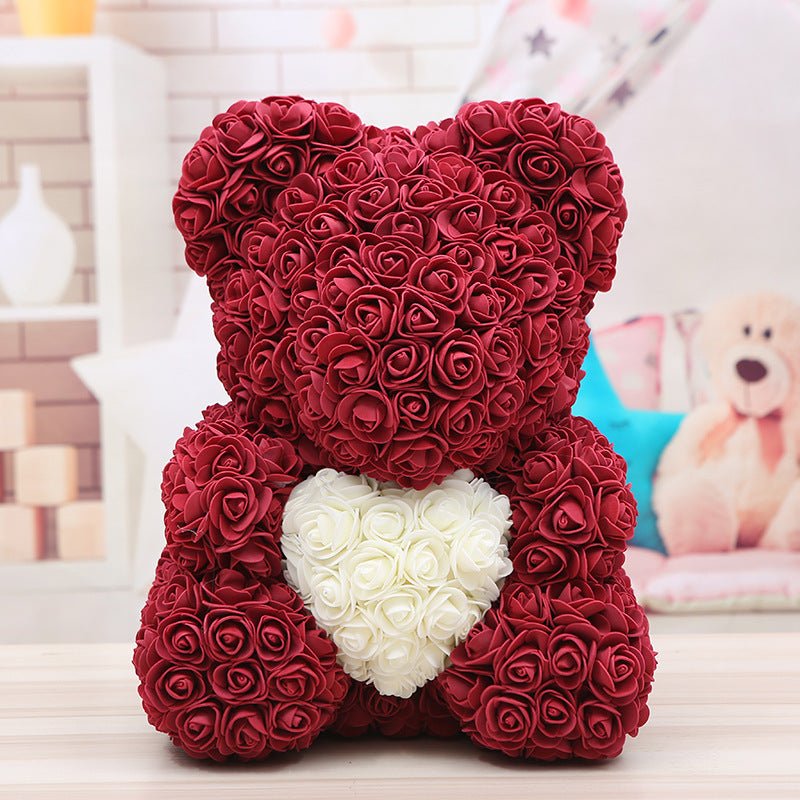 Bear Valentine's Day Rose Bear Christmas Gift | Luxury Home Accessories | Heulog Glow
