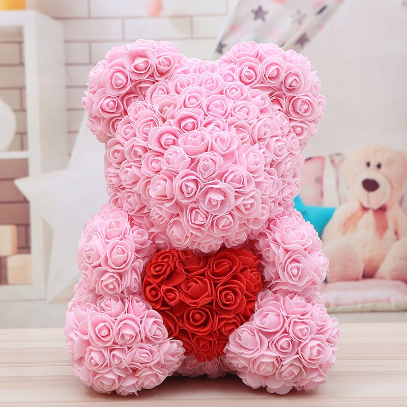 Bear Valentine's Day Rose Bear Christmas Gift | Luxury Home Accessories | Heulog Glow