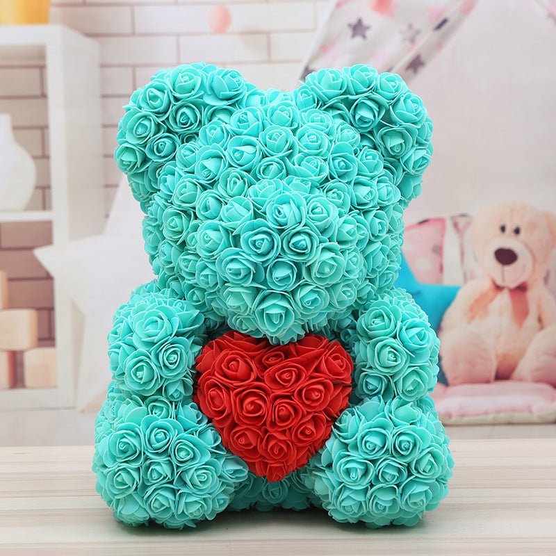 Bear Valentine's Day Rose Bear Christmas Gift | Luxury Home Accessories | Heulog Glow
