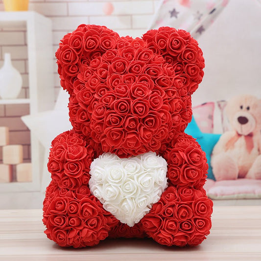 Bear Valentine's Day Rose Bear Christmas Gift | Luxury Home Accessories | Heulog Glow