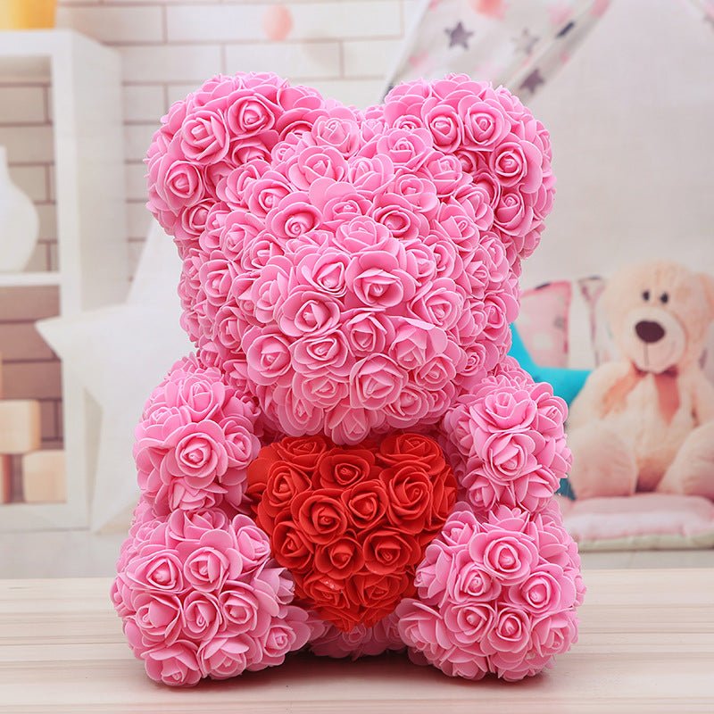 Bear Valentine's Day Rose Bear Christmas Gift | Luxury Home Accessories | Heulog Glow