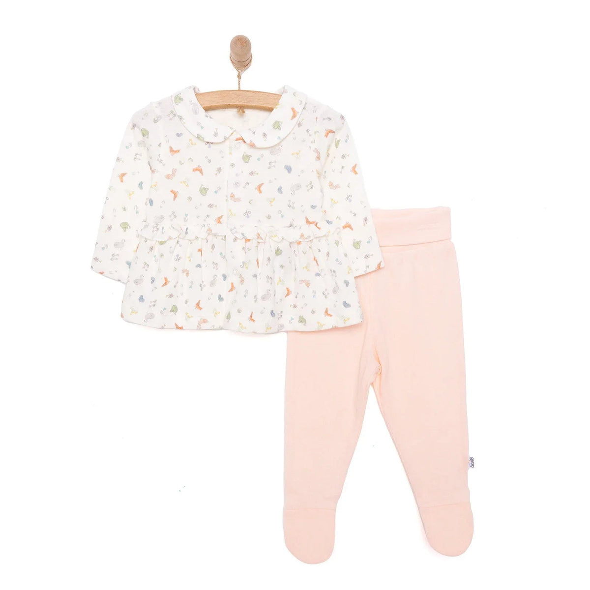 Bebetto Happy Garden Girl Tracksuit - Light Pink | Luxury Home Accessories | Heulog Glow