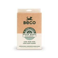 Beco Compostable Poop Bags with Handles Unscented, 96's | Luxury Home Accessories | Heulog Glow