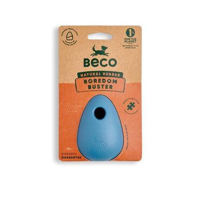 Beco Natural Rubber Enrichment Toy Blue | Luxury Home Accessories | Heulog Glow