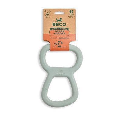 Beco Tugger Natural Rubber Toy Green | Luxury Home Accessories | Heulog Glow