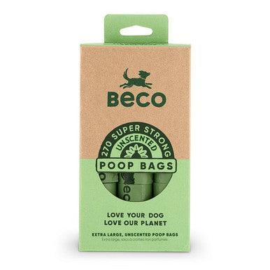 Beco Unscented Recycled Poop Bags x270 Pack | Luxury Home Accessories | Heulog Glow