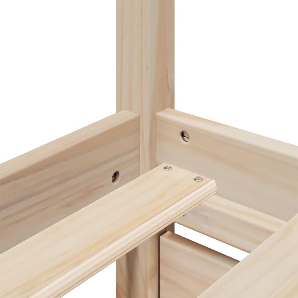 Bed Frame without Mattress 90x200 cm Solid Wood Pine | Luxury Home Accessories | Heulog Glow