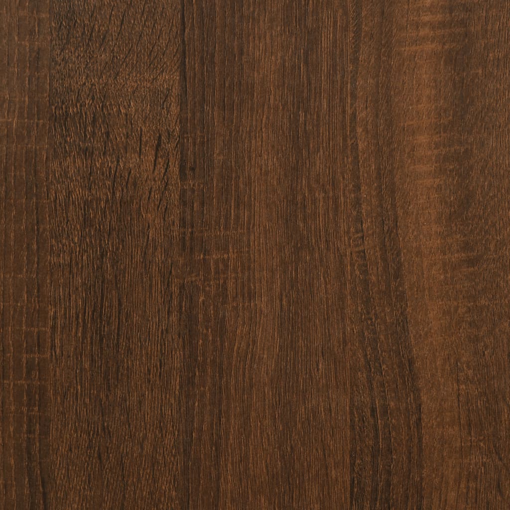 Bed Frame without Mattress Brown Oak 90x200 cm Engineered Wood | Luxury Home Accessories | Heulog Glow