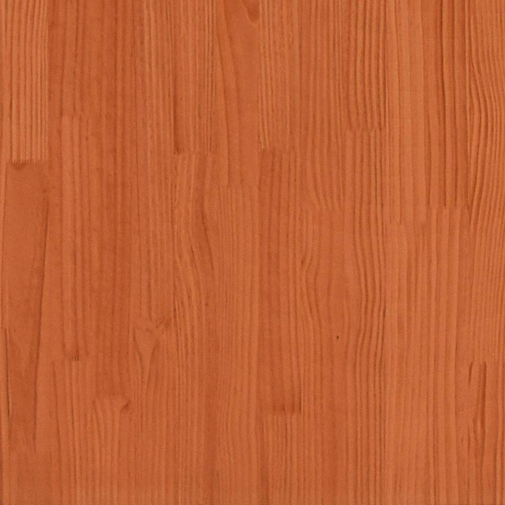 Bed Frame without Mattress Wax Brown 120x200 cm Solid Wood Pine | Luxury Home Accessories | Heulog Glow