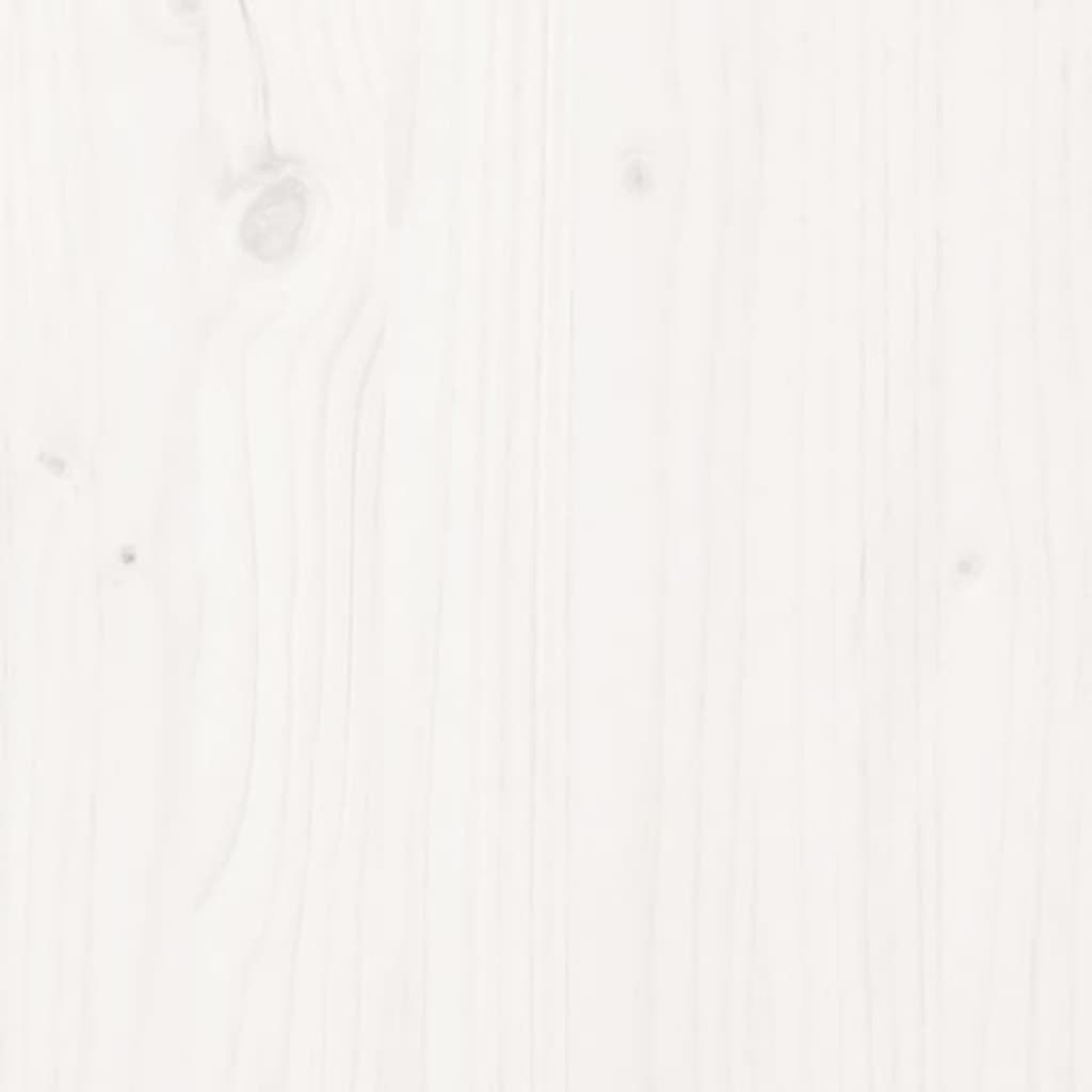 Bed Frame without Mattress White 140x190 cm Solid Wood Pine | Luxury Home Accessories | Heulog Glow