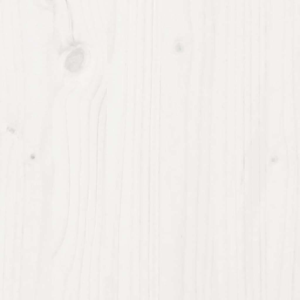 Bed Frame without Mattress White 90x190 cm Single Solid Wood Pine | Luxury Home Accessories | Heulog Glow