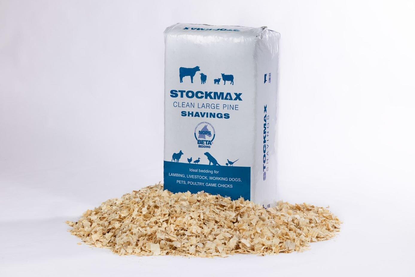 Bedmax Stockmax Pine Large Flake Shavings | Luxury Home Accessories | Heulog Glow