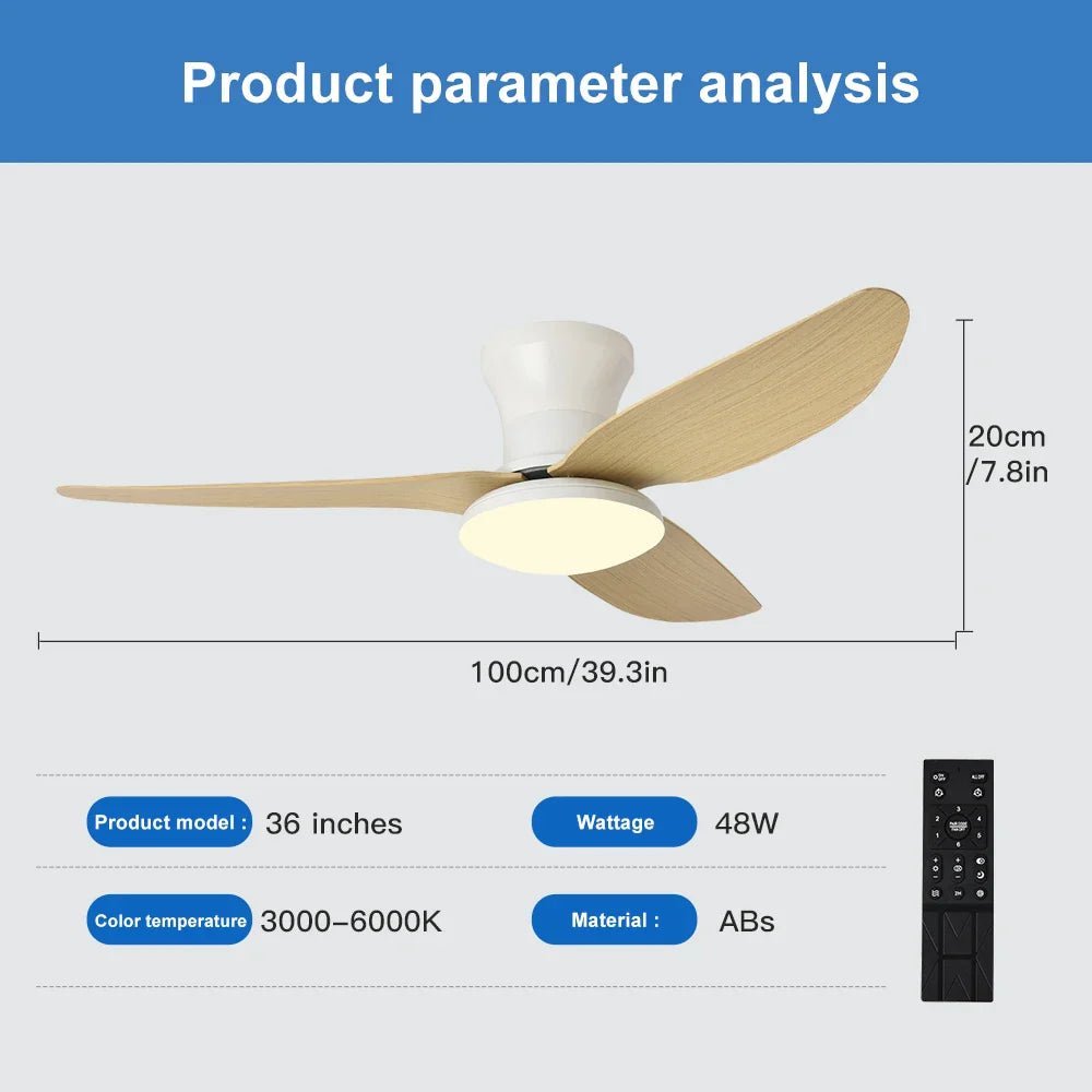 Bedroom Ceiling Fan Light | Luxury Home Accessories | Heulog Glow