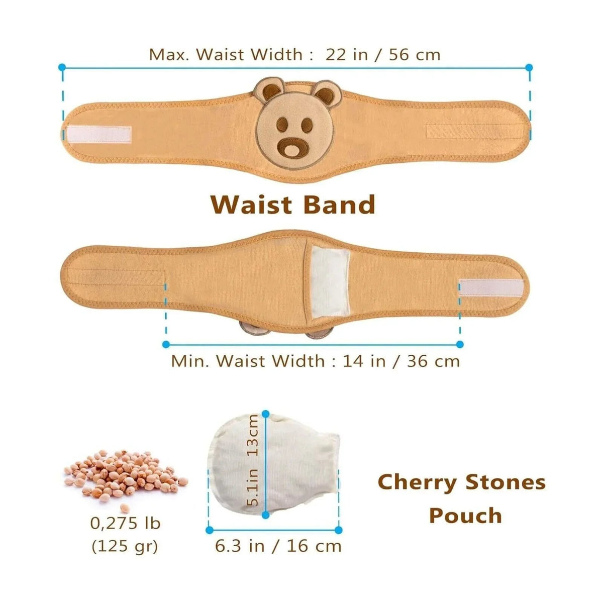 Belly Band for Relieving Gas Pains of the Baby | Luxury Home Accessories | Heulog Glow