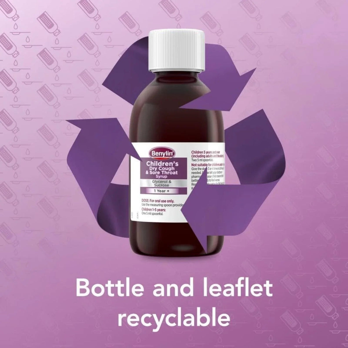 Benylin Children's Dry Cough and Sore Throat Syrup 1+ year 125ml | Luxury Home Accessories | Heulog Glow