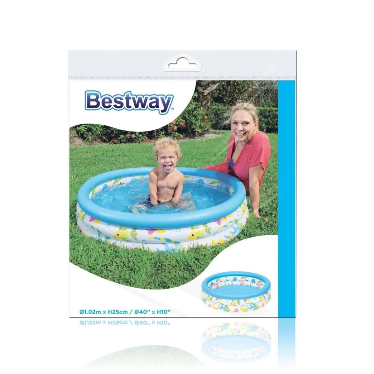 Bestway 40"x10" Coral Kids Pool | Luxury Home Accessories | Heulog Glow