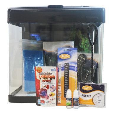 Betta Lifespace H5 Aquarium Starter Kit Black 32L | Luxury Home Accessories | Heulog Glow