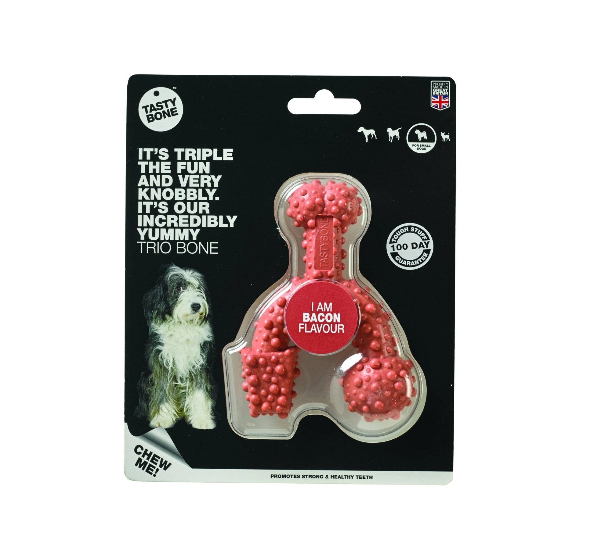 BFP Tasty Trio Bone Bacon Small Chew | Luxury Home Accessories | Heulog Glow