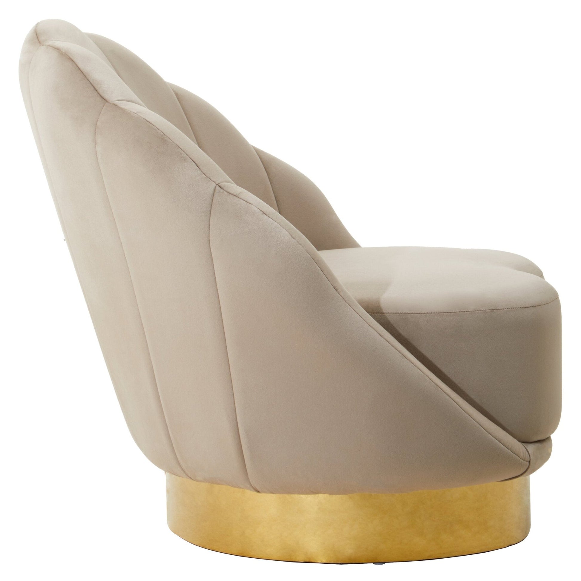 Biarritz Mink Velvet Chair | Luxury Home Accessories | Heulog Glow