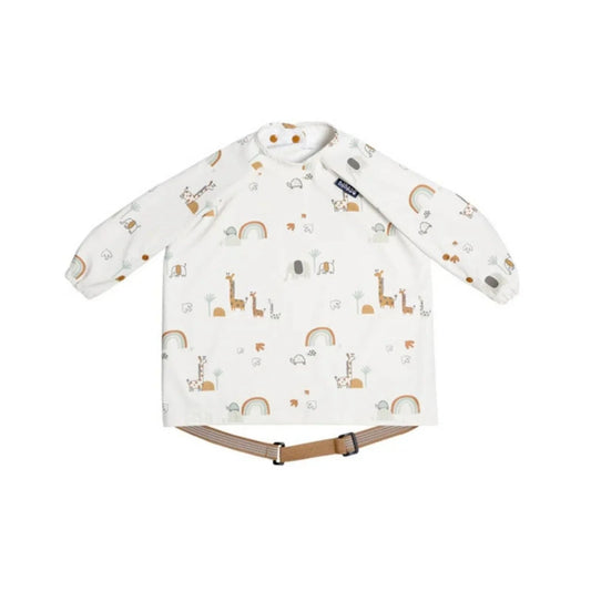 Bibado Coverall Weaning Bib - Serengeti Spaghetti | Luxury Home Accessories | Heulog Glow