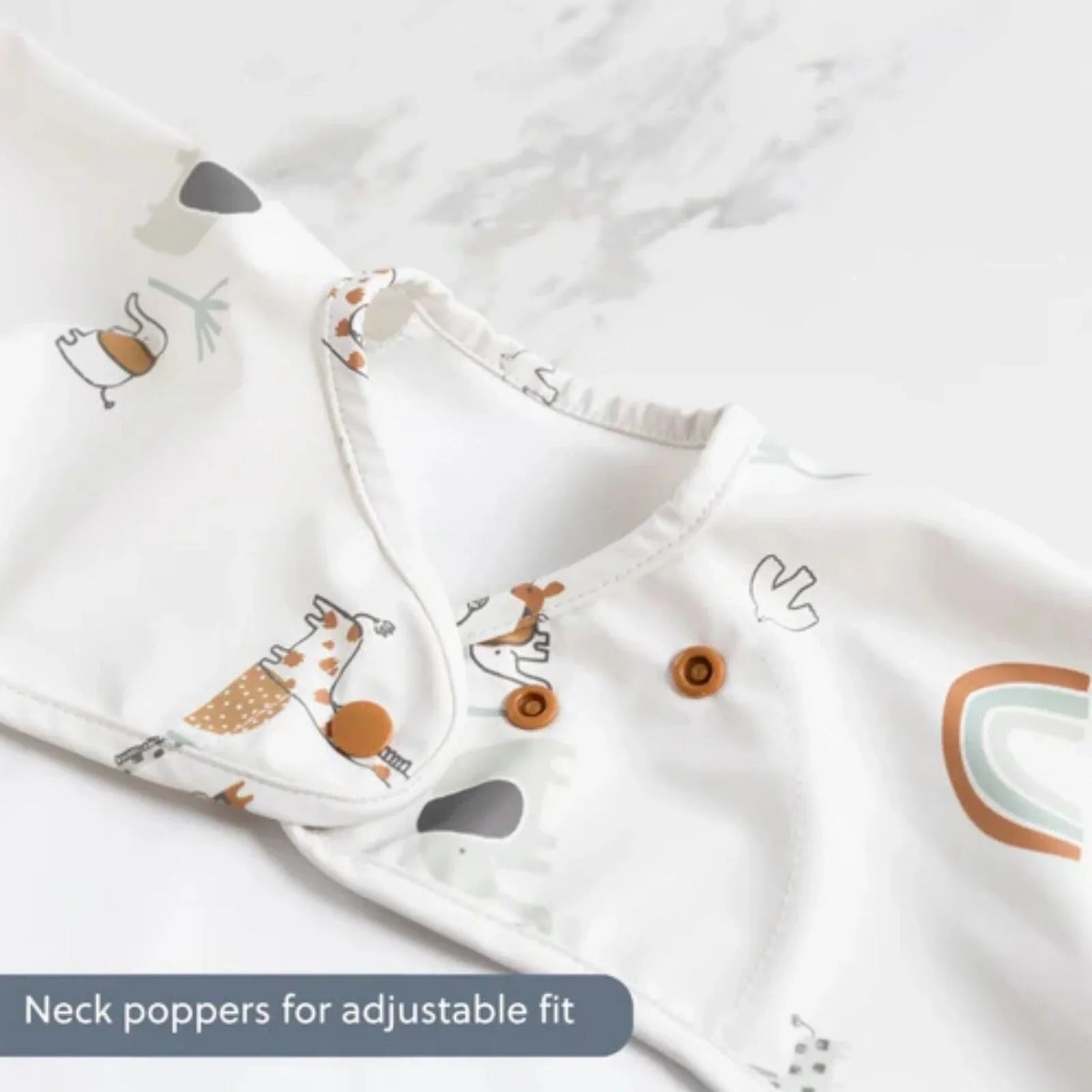 Bibado Coverall Weaning Bib - Serengeti Spaghetti | Luxury Home Accessories | Heulog Glow
