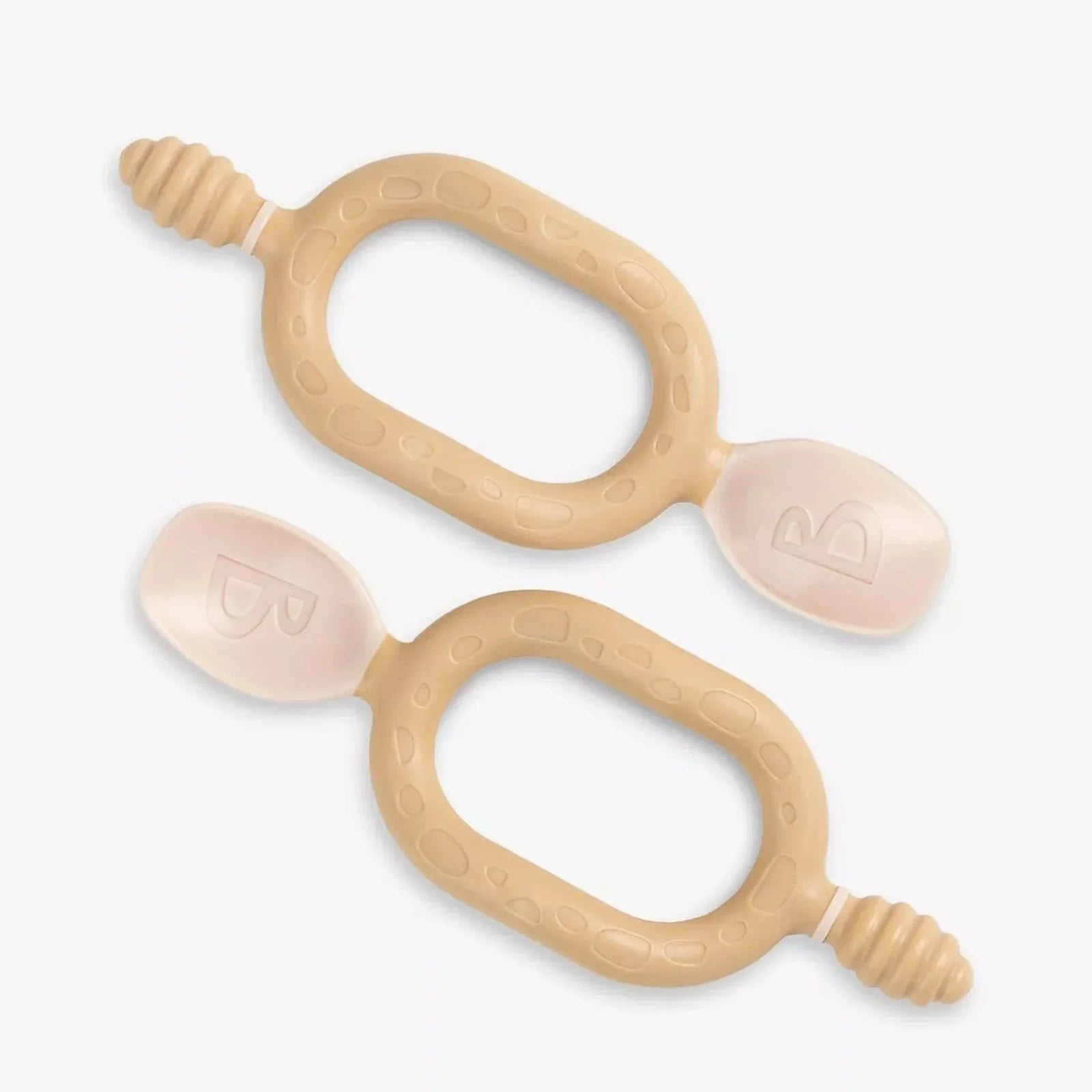 Bibado Dippit Baby Weaning Spoons 6+ months Pack of 2 - Fawn | Luxury Home Accessories | Heulog Glow