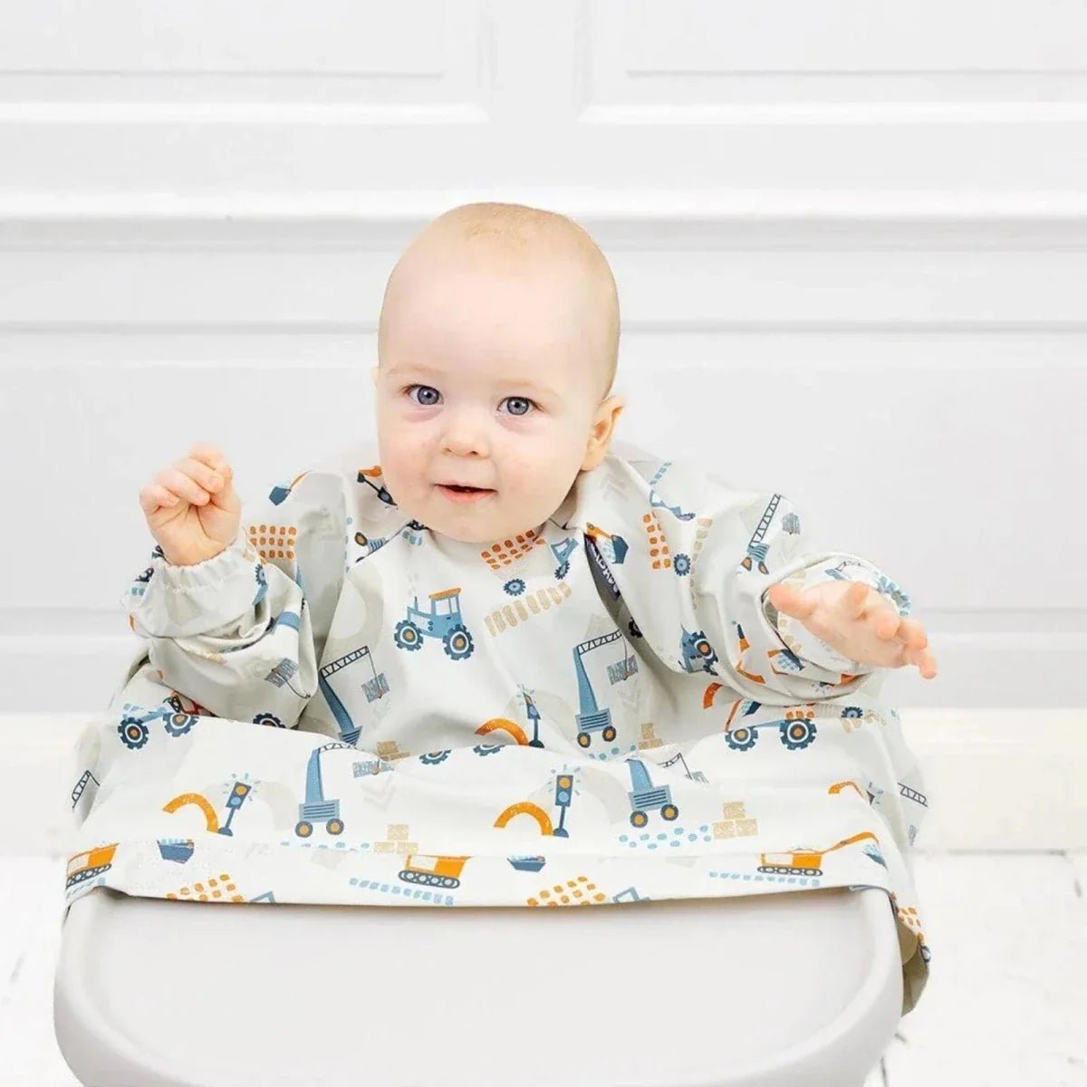 Bibado Long Sleeve Coverall Weaning Bib - Little Loader | Luxury Home Accessories | Heulog Glow