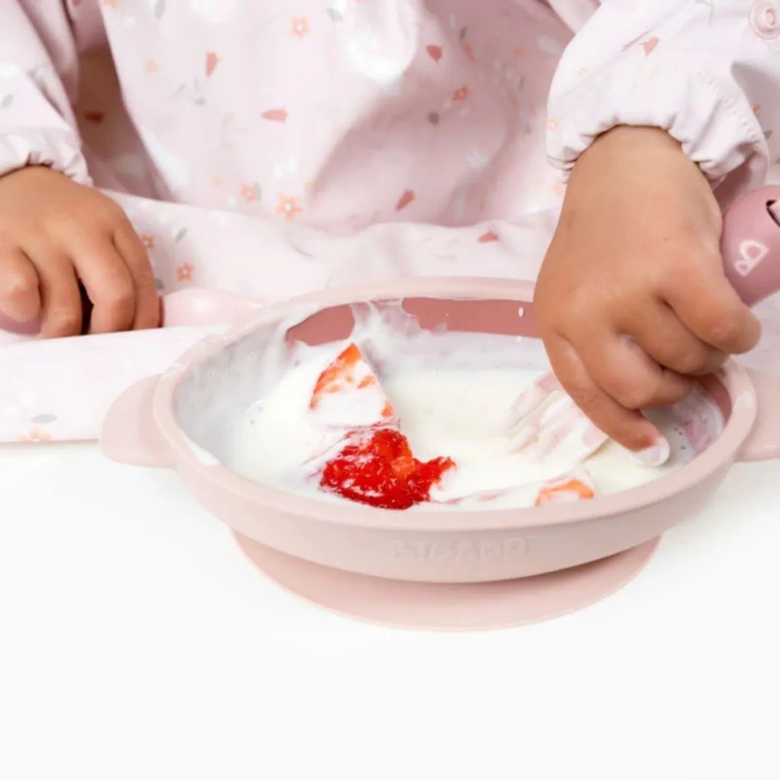 Bibado Silicone Suction Bowl - Blush | Luxury Home Accessories | Heulog Glow