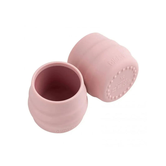 Bibado Sippit Silicone Open Training Cup 6+ months Pack of 2 - Blush | Luxury Home Accessories | Heulog Glow