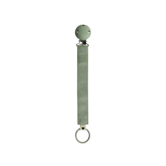 BIBS Soother Clip Ribbon - Sage | Luxury Home Accessories | Heulog Glow