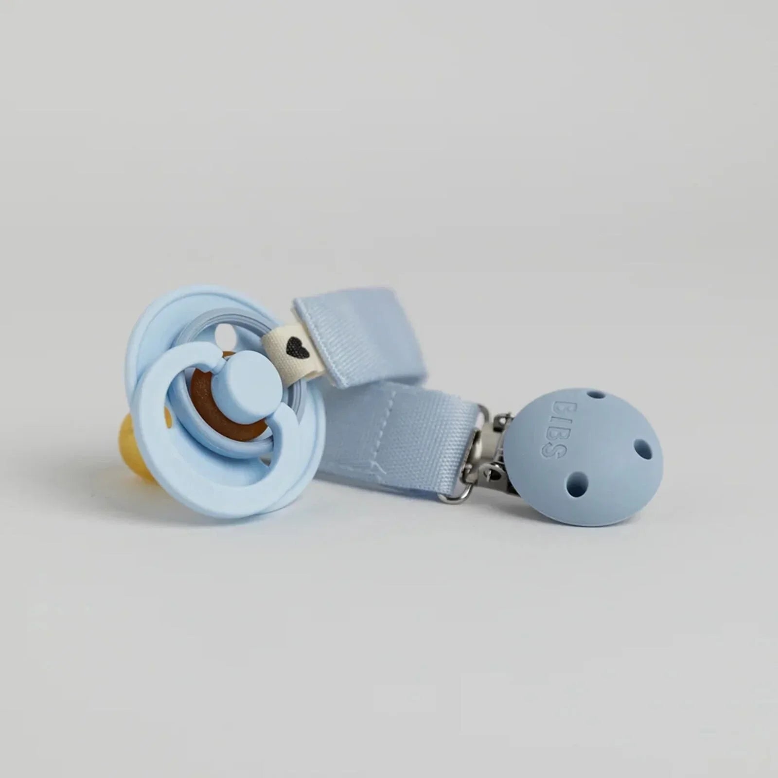 BIBS Soother Clip Ribbon - Sand | Luxury Home Accessories | Heulog Glow