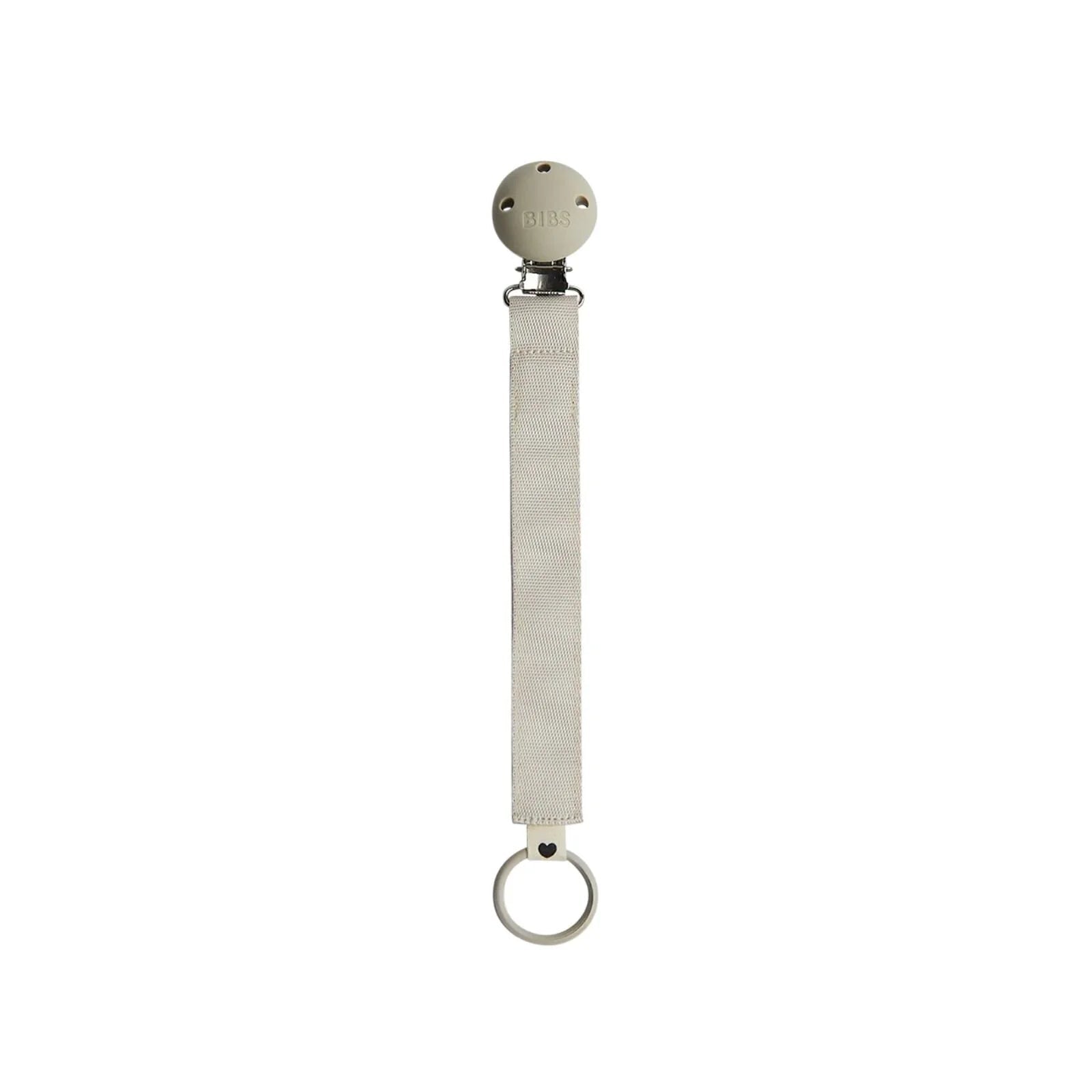 BIBS Soother Clip Ribbon - Sand | Luxury Home Accessories | Heulog Glow