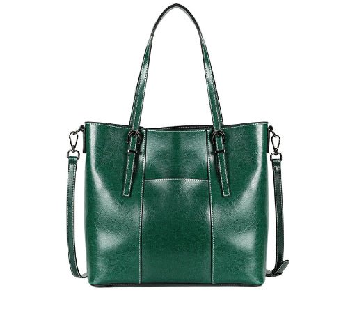 Big Bag Genuine Leather Capacity Cowhide Messenger Bag Female Hand-held Tote | Luxury Home Accessories | Heulog Glow