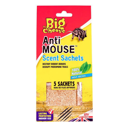 Big Cheese Anti Mouse Scent Sachets x5 | Luxury Home Accessories | Heulog Glow