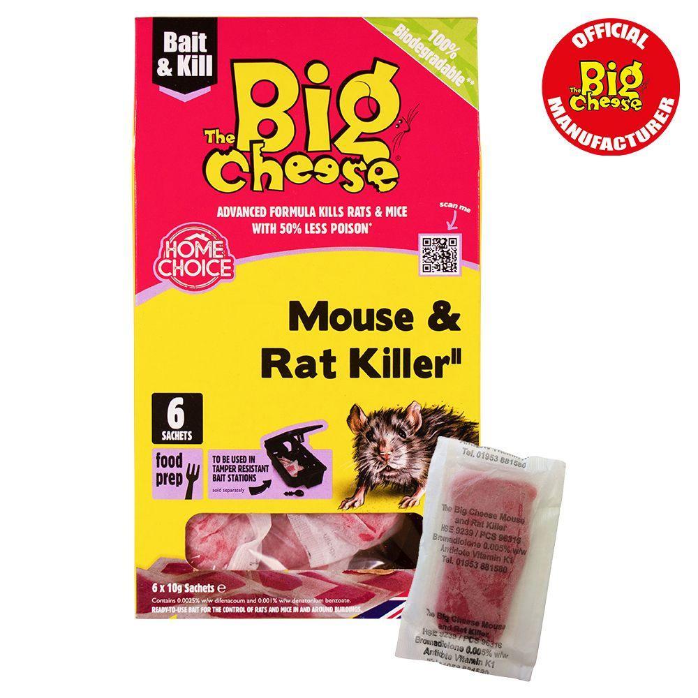 Big Cheese Mouse & Rat Killer2 Pasta x6 | Luxury Home Accessories | Heulog Glow