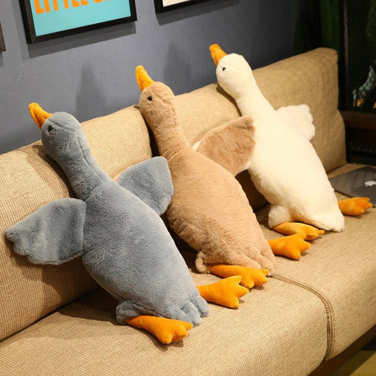 Big White Goose TikTok-Style Big White Goose Lounging Pillow | Luxury Home Accessories | Heulog Glow