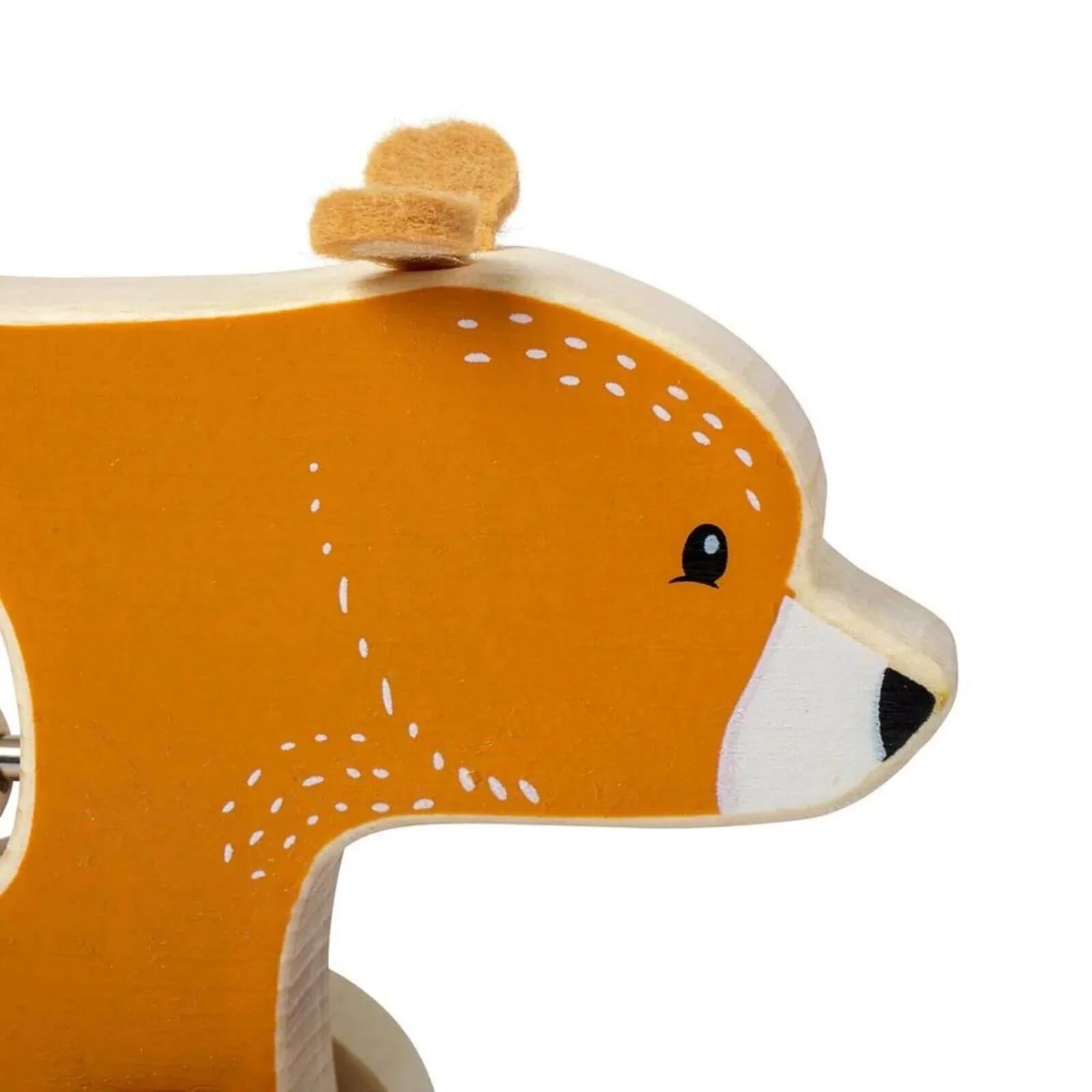 Bigjigs Toys Push Along Bear | Luxury Home Accessories | Heulog Glow