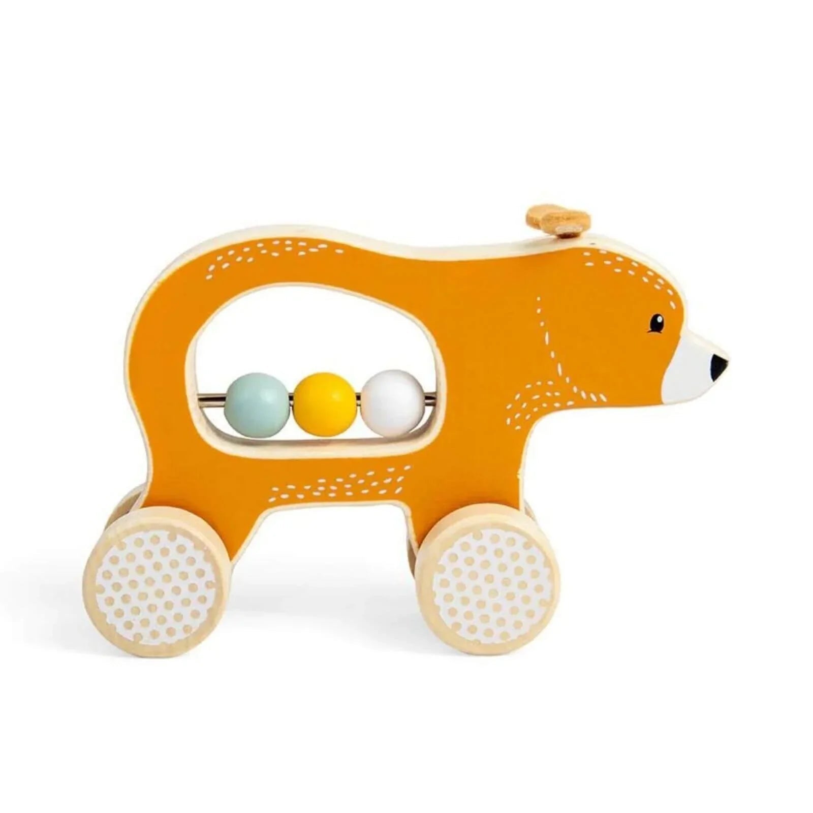 Bigjigs Toys Push Along Bear | Luxury Home Accessories | Heulog Glow
