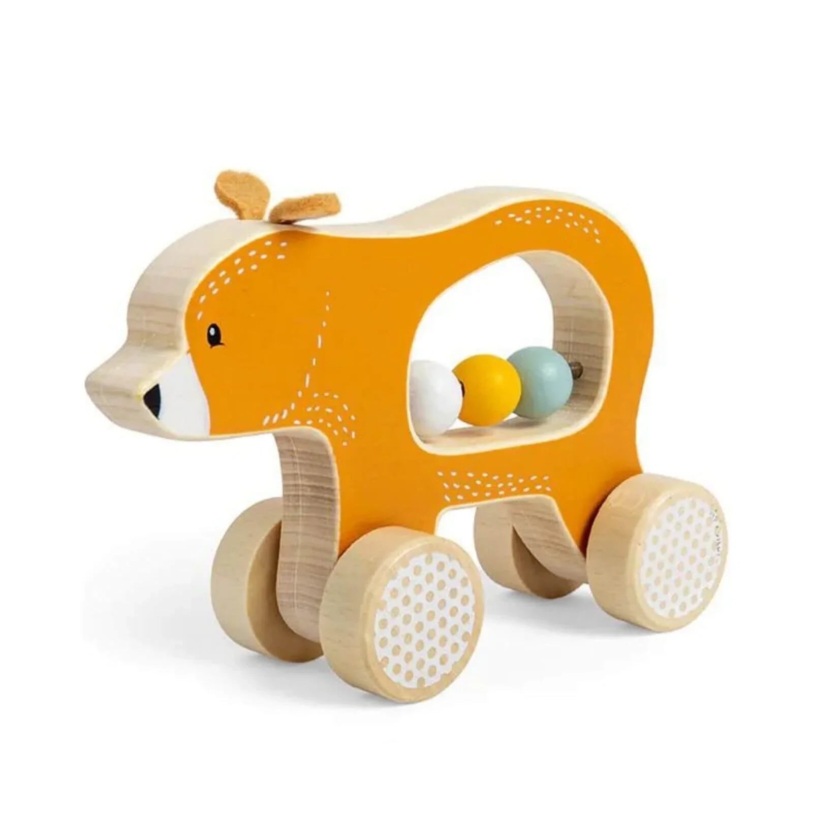 Bigjigs Toys Push Along Bear | Luxury Home Accessories | Heulog Glow