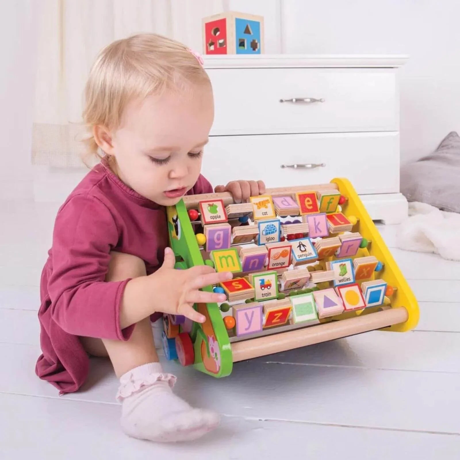 Bigjigs Toys Triangular Activity Centre | Luxury Home Accessories | Heulog Glow