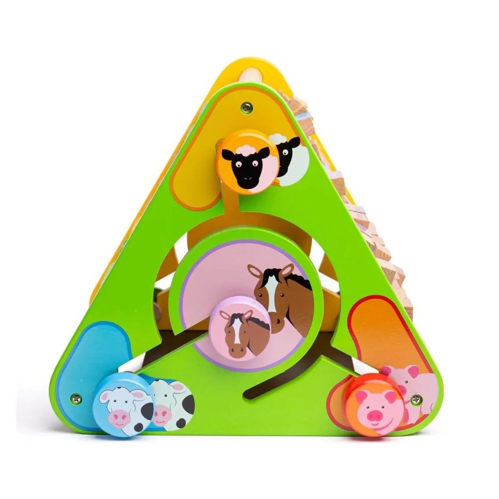 Bigjigs Toys Triangular Activity Centre | Luxury Home Accessories | Heulog Glow